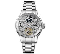 Ingersoll The Jazz Mens Automatic Watch I07703 with a Silver Dial and a Silver Stainless Steel Band