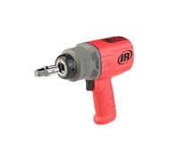 Ingersoll-Rand 2236QTIMAX-R DXS2 Clé à Chocs Pneumatique, Silencieuse, 2034 Nm, Carter Titane, Bague de Friction, Rouge