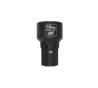 Ingersoll-Rand DXS2SM19 19mm métrique Douille à choc, acier au chrome-molybdène, haute efficacité de couple