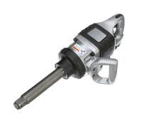 Ingersoll-Rand Clé à Chocs Pneumatique 285B-6, Clé de 1", Couple de Sortie pour Usage Intensif, Longue Broche de 6", 2 Poignées, Haute Précision, Gris