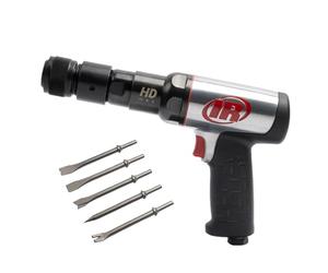 Ingersoll Rand Kit Marteau Pneumatique 135MAXK, Marteau à Air Comprimé avec 2600 bpm, Course de 76 mm, Diamètre d'Alésage de 19 mm, de Burins 5 Pièces