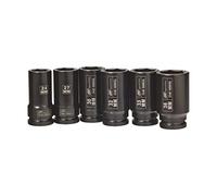 Ingersoll Rand, SK6M6LN, Douille à chocs universelle métrique 3/4", lot de 6 pièces