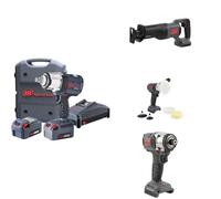 Ingersoll-Rand W7172-K22B-EU Clé à Choc Sans Fil, 19 mm (3/4") 20 V, 2 Batteries Li-Ion BL2022 5 Ah et Chargeur dans 1 Mallette Outils