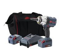 Ingersoll-Rand W7252-1/2 20V Cle a Choc Sans Fil avec Enclume de 2", Cle a Choc Electrique en Kit avec 2 Batteries, 5 AH