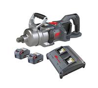 Ingersoll-Rand W9491-K2E-EU - 1" 20V Cle a Choc Sans Fil avec Enclume Courte, Kit Clé à Choc avec 2 Batteries Li-Ion de 5,0 Ah et Chargeur Double
