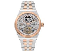 INGERSOLL The Broadway 1892 Montre Automatique pour Homme avec Cadran Squelette et Bracelet en Acier Inoxydable 43 mm, Bicolore