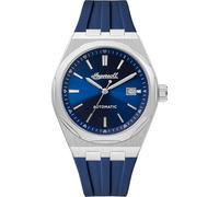 Ingersoll The Rider Montre Automatique pour Homme 51 mm avec Cadran Bleu et Bracelet PU Bleu I16802