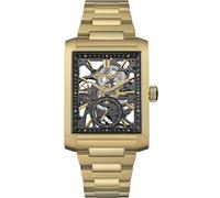 Ingersoll The Spur Montre Automatique pour Homme 47 mm avec Cadran Skeleton Noir et Bracelet doré en Acier Inoxydable I17002