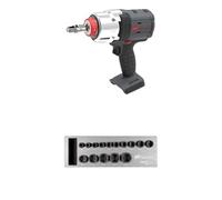 IngersollRand W7153 DXS2 Clé à Chocs Sans Fil 20V, 2170 Nm, Bague de Friction, Outil Nu avec DXS2 hexagonales métrique Douille à choc Jeu, 15 pièces, acier au chrome-molybdène, garantie à vie