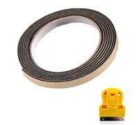 INGJIA Bande d'étanchéité pour plaque de cuisson avec petit grattoir - 3,3 m - 1 pièce 7 mm x 2 mm - Ruban d'étanchéité pour plaque vitrocéramique