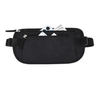 INGJIA Ceinture d'argent dissimulée, Sac de Taille de sécurité antivol, Sac de Taille de Sport, Ceinture élastique réglable, Sac de Voyage étanche, pour téléphone Portable, espèces (Noir)