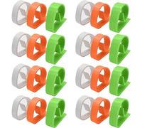 INGJIA Pince Nappe, Nappe Clip, Pinces pour Nappe de Table, 8 Pièces Clips Nappes en Plastique, Pince Nappe Clip, Pinces À Nappe Plastique, Attache Nappe Jardin pour Cuisine Bureau Restaurant