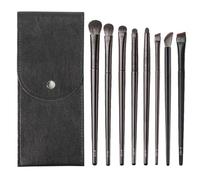 INGJIA Pinceaux Maquillages 8 PCS Set,Pinceau de Maquillage EyeLiner, Pour Sourcils Yeux Cil Angle Incliné ultra fin