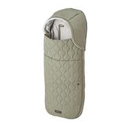 Inglesina Chancelière pour Poussette 3 en 1, Intérieur Chaud en Polaire, Extérieur Matelassé Résistant à l’Eau, Capuche Amovible, Compatible avec Harnais 5 Points, 44 x 92 cm, Uni Beige
