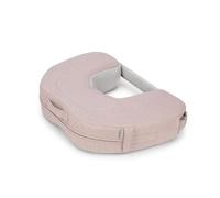 Inglesina Elysia Coussin d’Allaitement Ergonomique avec Ceinture Lombaire, Double Densité, Tissu Respirant en Bambou et Maille 3D, Soutien pour Maman et Bébé, 0-3+ Mois, Delicate Pink