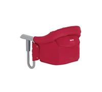 Inglesina Fast, Siège de Table Pliable, Rouge (Red), Facile à Transporter, Lavable, Installation Sécurisée, Jusqu'à 15 kg, 35 x 27 x 42 cm