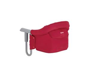 Inglesina Fast, Siège de Table Pliable, Rouge (Red), Facile à Transporter, Lavable, Installation Sécurisée, Jusqu'à 15 kg, 35 x 27 x 42 cm