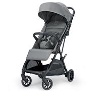 Inglesina Poussette compacte NOW – 7,2 kg, One Touch, Dossier 170°, Capote UPF 50+ – Snap Grey