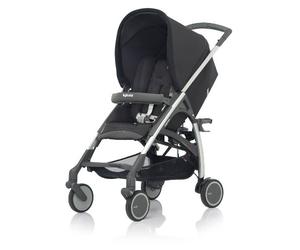 Inglesina Poussette Avio All Over - Capote/Tablier/Panier/Parapluie/Porte-Biberon - Pirate Black