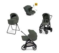INGLESINA - Poussette Trio System Quattro Aptica + Siège auto Darwin Recline + Nacelle Open Up Ivy Green