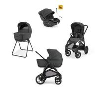 INGLESINA - Poussette Trio System Quattro Aptica XT + Siège auto Darwin Recline + Nacelle Open Up Magnet Grey