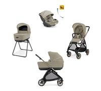 INGLESINA - Poussette Trio System Quattro Electa + Siège auto Darwin Recline + Nacelle Open Up Hangar Beige
