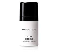 INGLOT COSMETICS Crème contour des yeux, avec acide hyaluronique, caféine, vitamine B3, réduit les cernes, anti-poches, 15 ml