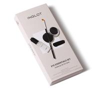 Inglot Kit de Maquillage Pour les Yeux | Fixateur de Maquillage Duraline 9 ml | Pinceau Incliné | AMC Eyeliner Noir 5.5 g | Maquillage Longue Durée et Résistant à L'eau | Essentials Set
