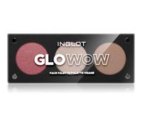 Inglot Face Palette enlumineur, poudre bronzante et blush teinte GLOWOW 7.2 g