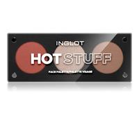 Inglot Face Palette enlumineur, poudre bronzante et blush teinte HOT STUFF 7.2 g