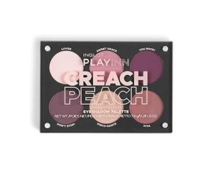 INGLOT PLAYINN | Creach Peach | Palette D'ombres à Paupières | Une Collection de 6 Ombres à Paupières | 3 Mates et 3 Brillantes | Pour un Maquillage Parfait | Facile à Appliquer