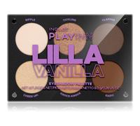 Inglot Playinn Palette de Fards à Paupières Lilla Vanilla | Ombres Mates et Brillantes | Beaux Bruns avec de l' Or Clair| Couleurs universelles | Eyeshadow Palette | 8 g