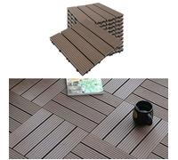 INGMA 11x DALLES DE JARDIN CLIPSABLES SYSTEME DE POSE TYPE CLASSIQUE