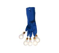 INGO MAURER lampe murale applique LUZY ON THE WALL (Bleu - Gomma, ottone e plastica)