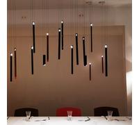 Ingo Maurer One New Flame Lampe LED Suspendue 2x128, Rouge Blanc Noir