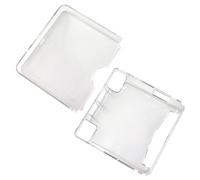 INGQI Lot de 1 coque de protection rigide en plastique transparent pour Nintendo Game Boy Advance SP GBA SP Résistance aux rayures