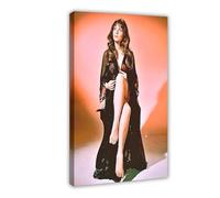 Ingrid Pitt in The Vampire Lovers Poster sur toile classique 1970 pour décoration de chambre à coucher, bureau, bureau, cadeau (30 x 45 cm)