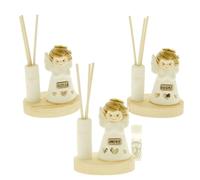 Ingrosso e Risparmio Bonbonnière baptême pour fille, 1 pièce, parfum avec ange avec mots rêves, joie et amour avec cœurs en résine rose, fille, naissance, femme, économique, événement élégant