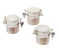 Ingrosso e Risparmio Bonbonnière de mariage, 1 pièce, fermeture hermétique fantaisie, décoration abstraite, porte-dragées communion confirmation avec cuillère (petit)