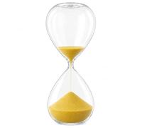 Ingrosso e Risparmio Bonbonnière de mariage, 1 sablier décoratif en verre avec sable de couleur ocre minuterie, minuterie, communion, confirmation, anniversaire, idée cadeau, maison, bureau (8 cm - 3