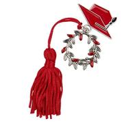 Ingrosso e Risparmio Bonbonnière de remise de diplôme 12 pièces pendentif Zama couronne de laurier avec touche rouge diplômé garçon fille diplôme triennal économie ingénierie Faculté arrivée avec