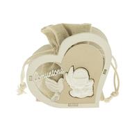 Ingrosso e Risparmio Bonbonnières de communion - Lot de 6 boîtes à dragées en forme de cœur avec symboles sacrés, calice gaufrette et colombe, idées cadeaux complètes, originales, économiques