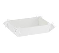 Ingrosso e Risparmio Lot de 1 plateau rectangulaire en carton blanc standard pour bonbonnières, mariage, anniversaire, confirmation de communion