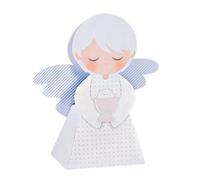 Ingrosso e Risparmio Lot de 10 bonbonnières de communion avec symboles sacrés et tunique confiée, porte-dragées pour fille, marque-places originaux, bon marché, à faire soi-même