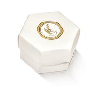 Ingrosso e Risparmio Lot de 10 bonbonnières de confirmation, avec colombe et olivier, couleur or, en relief, couvercle, porte-dragées pour enfant, petite fille, marque-places originaux, bon marché