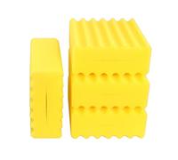 INGVIEE 4 Pièces Compatible Jaune Fin Éponge Filtrante pour Sunsun CBF-350 CBF-350B CBF-350C CBF-550 Filtre
