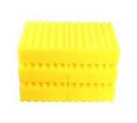 INGVIEE 6 Pièces Compatible Jaune Fin Éponge Filtrante pour Sunsun CBF-350 CBF-350B CBF-350C CBF-550 Filtre