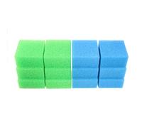 INGVIEE Compatible 6 x Bleu Gros et 6 x Vert Nitrax Mousse Filtrante pour Juwel Compact/Bioflow 3.0 / M