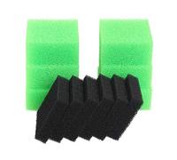 INGVIEE Compatible 6 x Vert Nitrax et 6 x Mousse au Charbon Actif pour Juwel Compact/Bioflow 3.0 / M