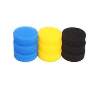 INGVIEE Compatible Bleu Gros Mousse Filtrant pour All Pond Solutions EF-Booster (3X Bleu Gros, 3X Jaune Moyen, 3X Noir Fin)